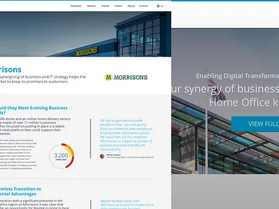 Site visuals corporate ui ux web design website