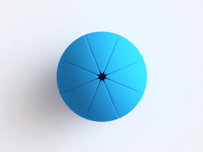 2x Dribbble Invite 3d animation ball design dribbble flower invite webshocker