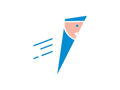 run away blue geometric help illustration person police run uniform