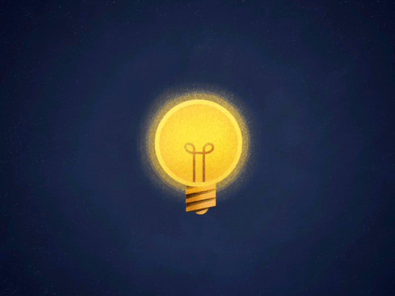 Renderfores looping light bulb animation armenia bulb gif glitch illustration light noise shine simple texture vibrate