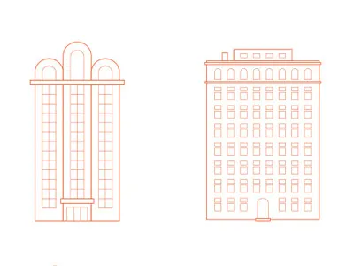 Building icons building city flat icon icon line icon