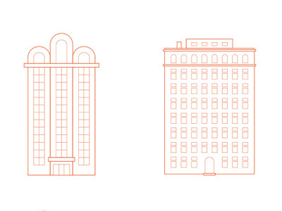 Building icons building city flat icon icon line icon
