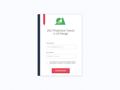 Ebook Download Form design download ebook form input ui ux