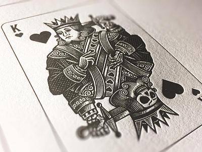 Letterpress Detail details letterpress life death playing cards posters