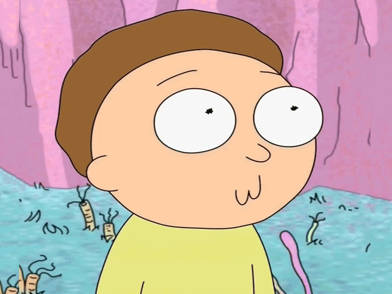 Mortyfied adult swim eye socket eyes ghost halloween morty rick and morty spooky trippy
