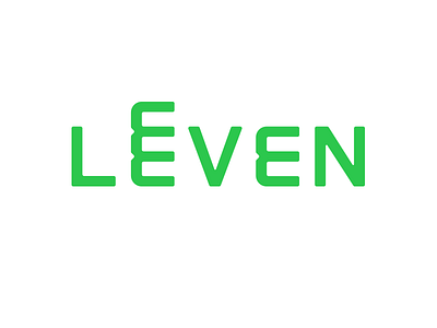Leven Logo branding brandmark graphic design identity lettering logo minimal typography wordmark