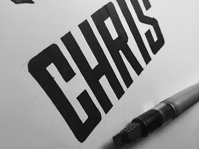 Some practice lettering parallel pen pilot