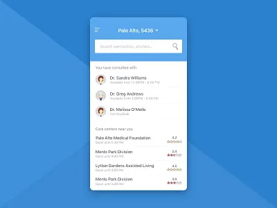 Search Results appointment book doctor healthcare patient search results