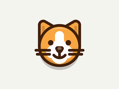 Cat animal cartoon cat character cute iconography illustration kitten lovely outline sandor