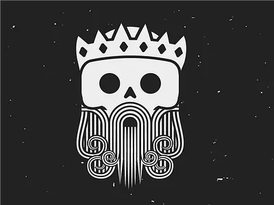 Skull 22 - 31 Days of Skulls 31daysofskulls bones crown game of thrones got halloween king skull