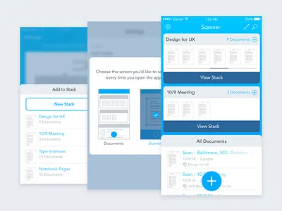 Practicing documents ios scanner ui ui design ux