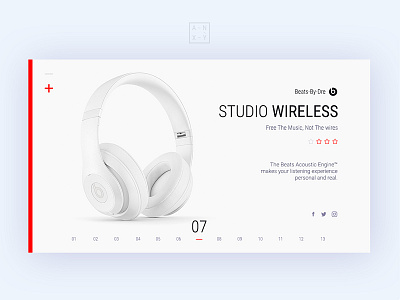 A-N-X/Y 07 ecommerce headphones picker selector shopping ui ux