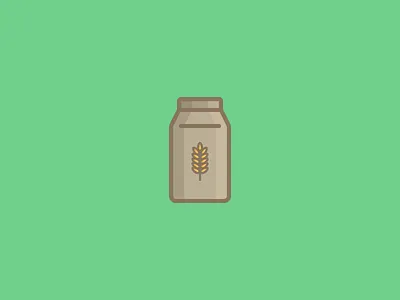 October 21: Flour + Water 365cons bake baking bread cook daily icon diary flour food icon water