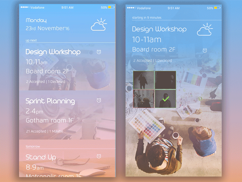 Calendar 2.0 appster calendar debut delhi design latest new organiser rahul bhatli ui unique ux