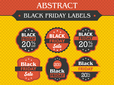 Free Abstract Black Friday Labels Designs Vector Ai File black friday