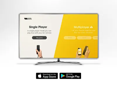 3via for Apple TV homescreen design android apple tv cool design fun game ios iphone multiplayer photography stunning trivia