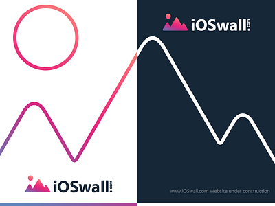 iOSwall Logo branding icon logo logo design wallpapers