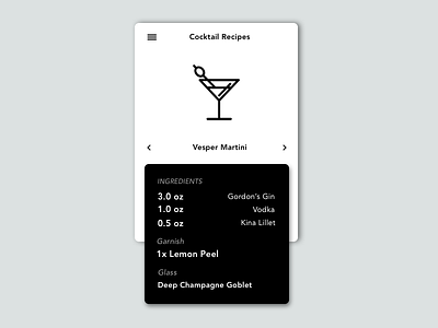 Daily UI Day 40 - Recipe 040 dailyui day40 recipe ui ux