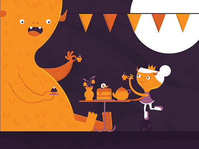 Seattle Monster Mash 23/31 halloween illustration princess seattle monster mash seattlemonstermash tea party