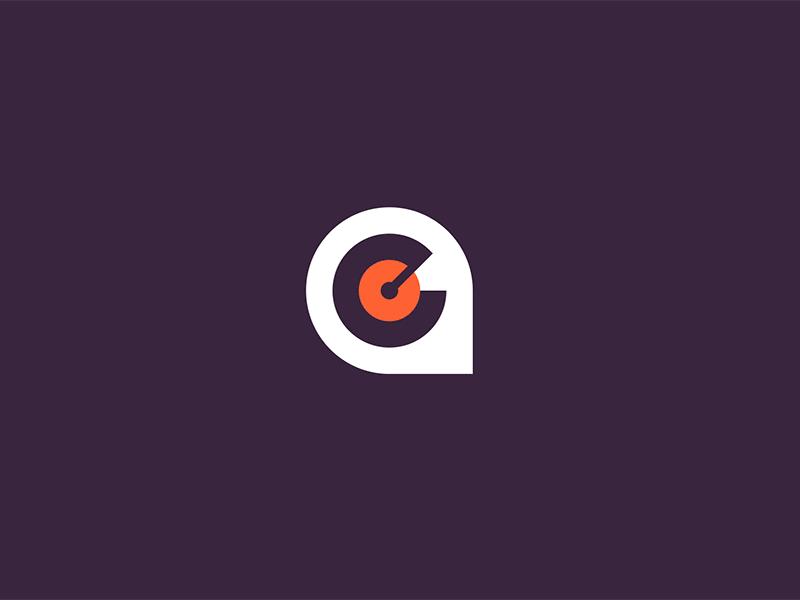 Animated Logo after effects animation brand branding geometric gif logo target