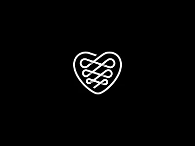 Infinity love v2 care connection heart infinity logo love mark minimal minimalist symbol