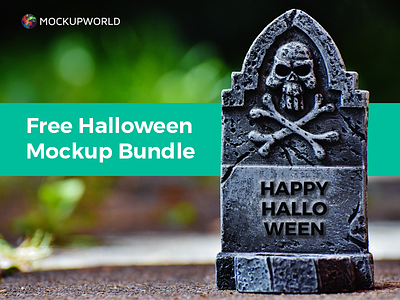 Free Halloween Mockup Set free mockup halloween mock up