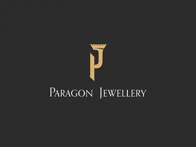 Paragon Jewellery brand design diamond jewellery logo luxury monogram paragon pj