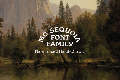 MC Sequoia - Font Family adventure beer california camping font hand drawn hand made hippie mountains national parks natural organic outdoorsy pacific simple type type design typographie typography wild