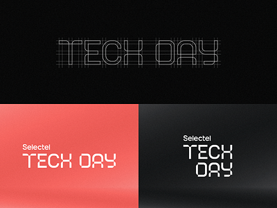 Logo Design for Selectel Tech Day Event brand branding conference design event graphic design logo logotype