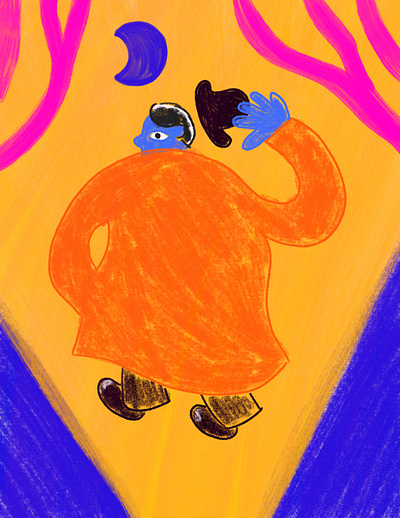 Up to No Good 2d art bold illustration