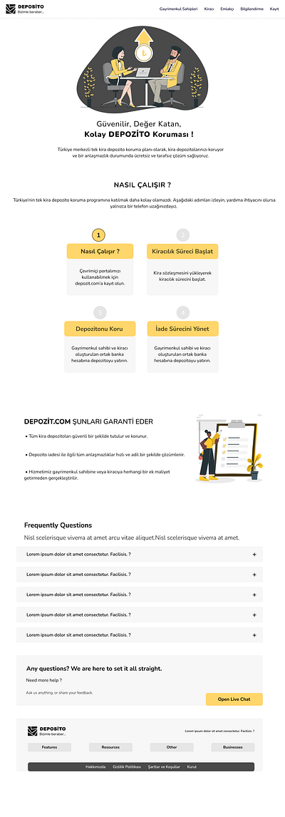 Fintech Landing Page clear fintech landing page modern saas ui user interface design ux