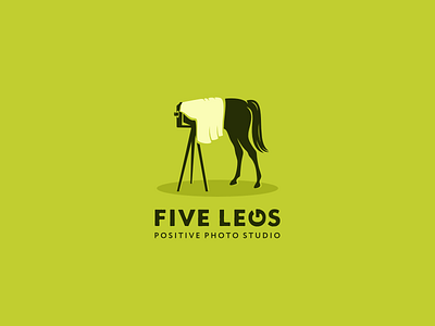 Five Legs | Photo studio logo animal camera design horse logo photo photo studio photographer studio