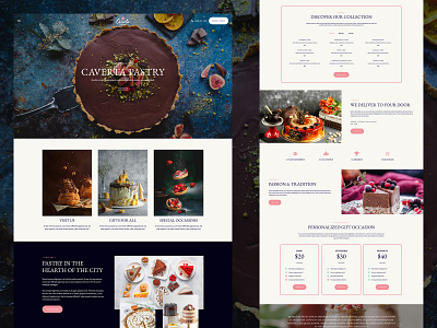 Caverta - Pastry Restaurant Design bakery business cafe chef cooking dine dining elementor food gallery menu pastry reservation restaurant theme wordpress