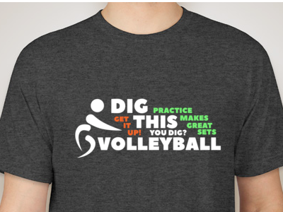 T-Shirt Design design logo t shirt vollyeball