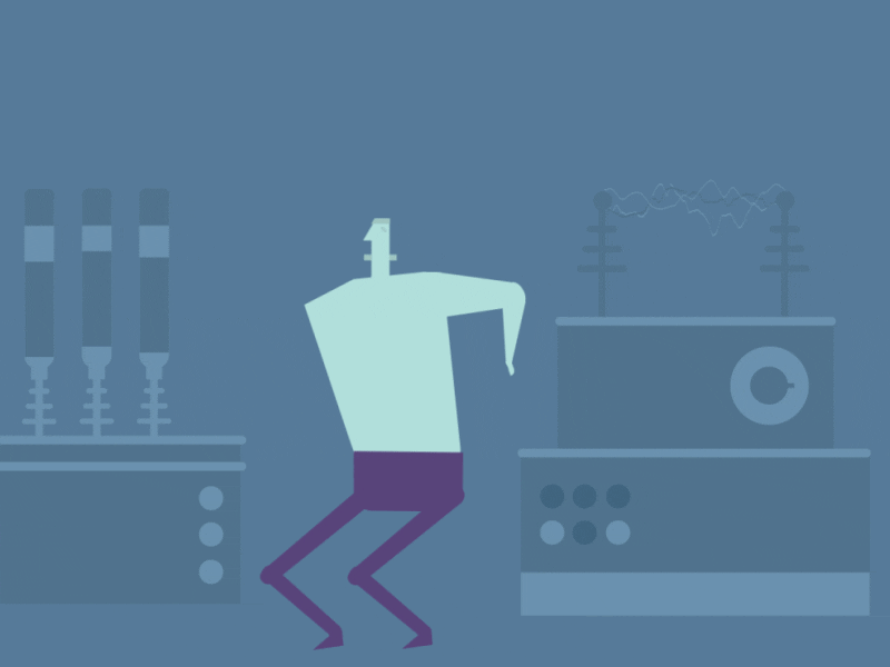 It's just a jump to the left! 2d aftereffects flat frankenstein halloween jump monster vector