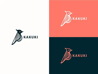 Kakuki [ Retouched ] adline bird brassai icon logo mark