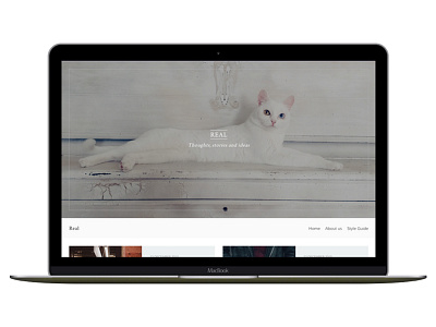 Real - Ghost Blog Theme blog ghost post template theme themes