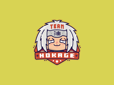 Team Hokage hokage icon jiraiya logo naruto symbol vector