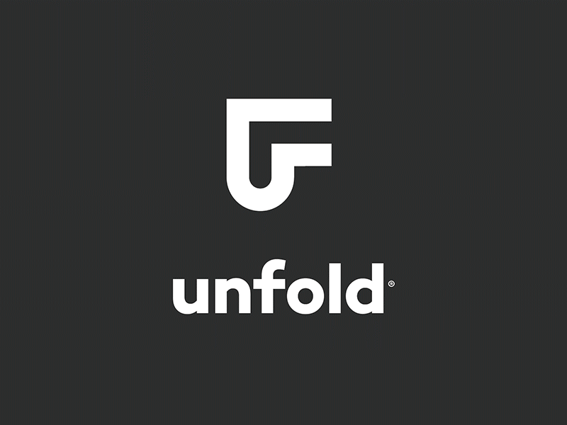 another unfold logo concept branding construction identity illustration logo mark