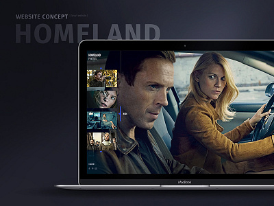 Website concept_fanart cinema concept ideation ui