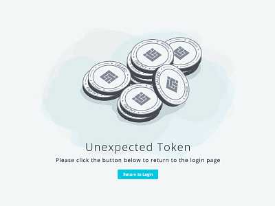 Unexpected Token coin illustration unexpected token