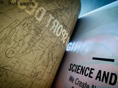 Giro Brand Book Laser Cut Cover brand book clear kraft laser light shadow transparency vellum