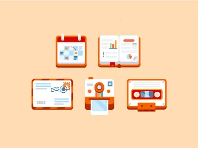 Icons book calendar icon icons mail music photo