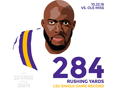 Fournette fournette illustration instagramsds leonardfournette leu ncaa saturdaydownsouth sds