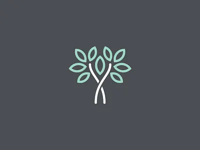 Identity in the works for a sweet friend branding care free green healthcare holistic icon identity illustration nurture organic tree
