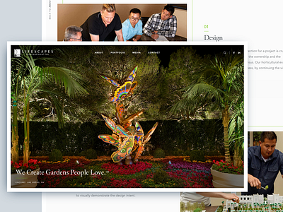Lifescapes International site redesign architecture css design html landscape minimal responsive theme ui ux web wordpress