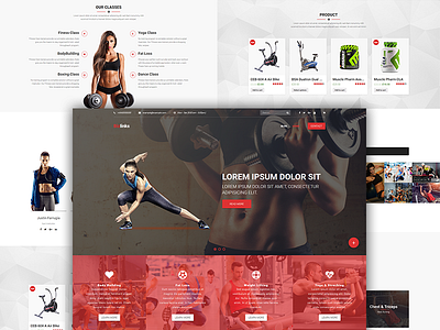 BizLinks Gym corporate creative gym material design multipurpose portfolio professional responsive uiux wordpress wp theme