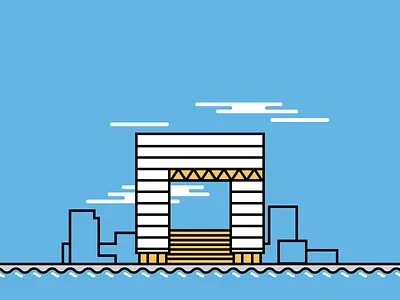 Pontsteiger - Amsterdam amsterdam architecture house houthaven ij penthouse pontsteiger skyline skyscraper west