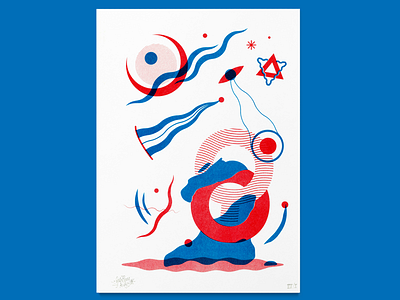 Archetypes nº2 - Pasive beings door graphic design illustration metaphysics moon quantum mechanics reality soul sun uiux universe