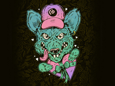 Drawlloween 25 - Rat cute drawing drawlloween heart illustration inktober october rat